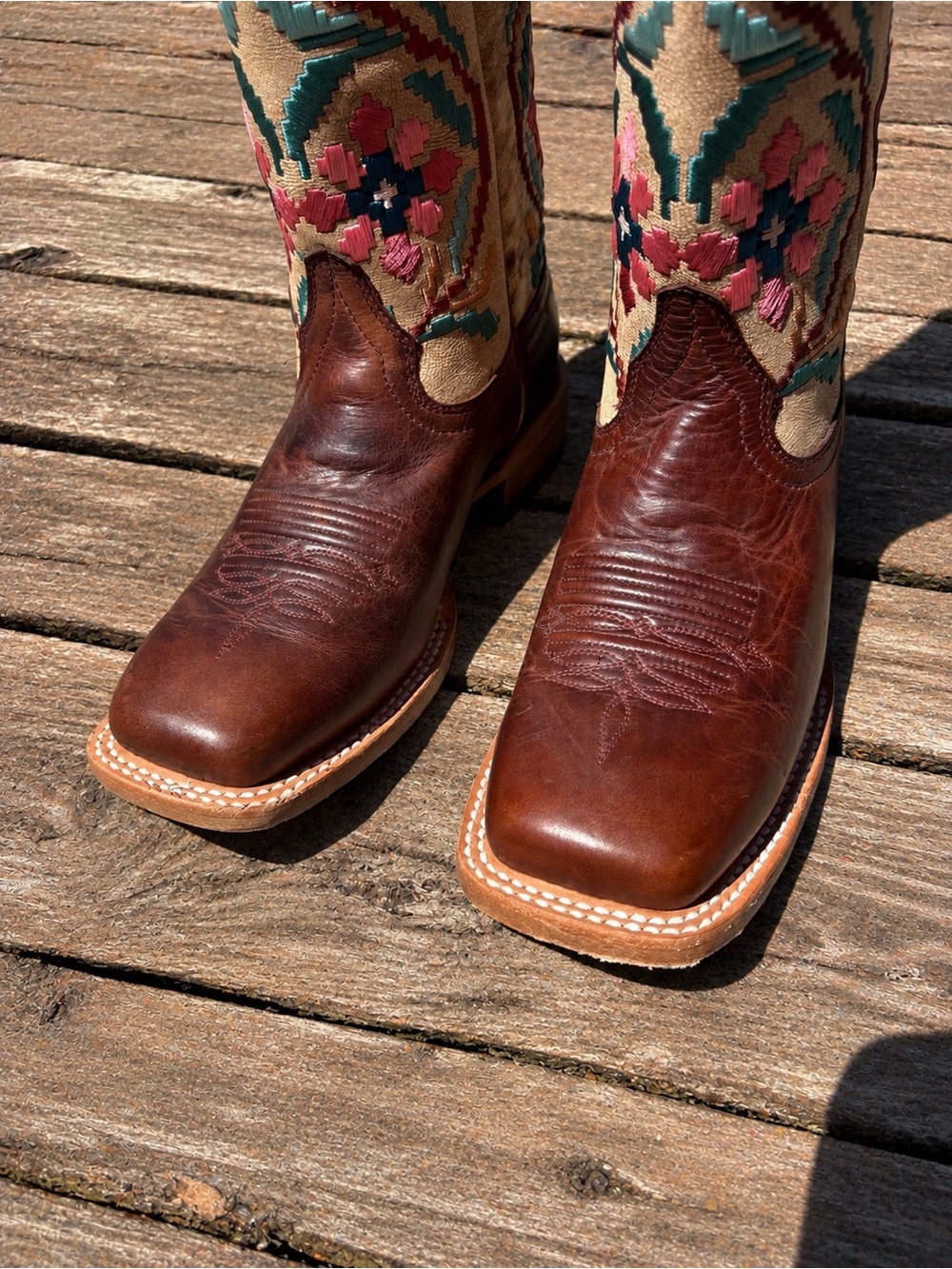 Ariat Frontier Daniella Embroidered Western Boots 7.5B - Picture 6 of 11